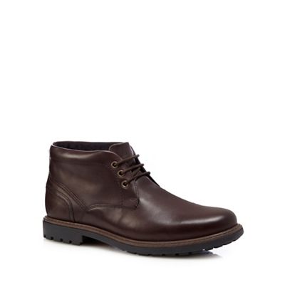 Maine New England Dark brown leather Chukka boots